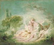Jean-Honore Fragonard Jupiter and Callisto oil on canvas